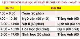 Lịch Thi Đánh Giá Năng Lực 2024 Đồng Tháp